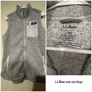 L.L. Bean Heather Gray Vest